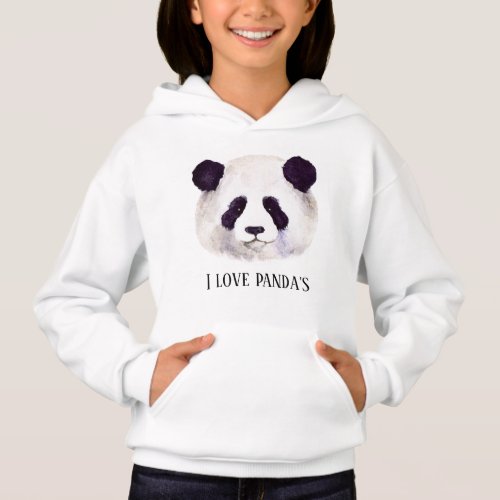 cute panda bear lover add text hoodie