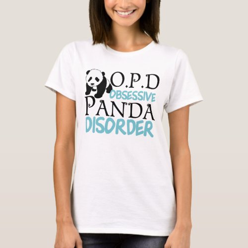 Cute Panda Bear Lover Womens T_Shirt