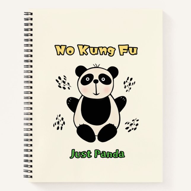 Cute panda bear notebook (Front)