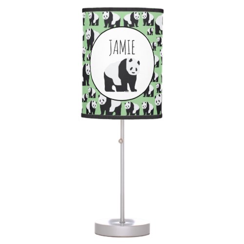 Cute Panda Bear Pattern Table Lamp