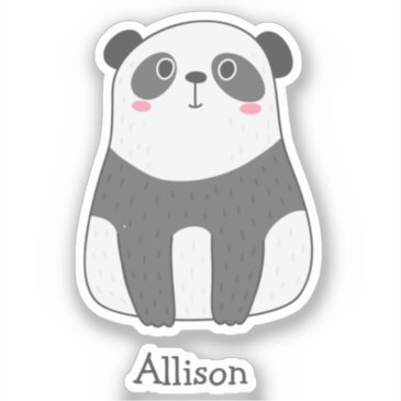 Cute Panda Bear - Personalized Kids 