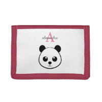 Cute Panda Bear Personalized Monogram 