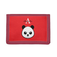 Cute Panda Bear Personalized Monogram 