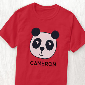 Cute Panda Bear Personalized T-Shirt