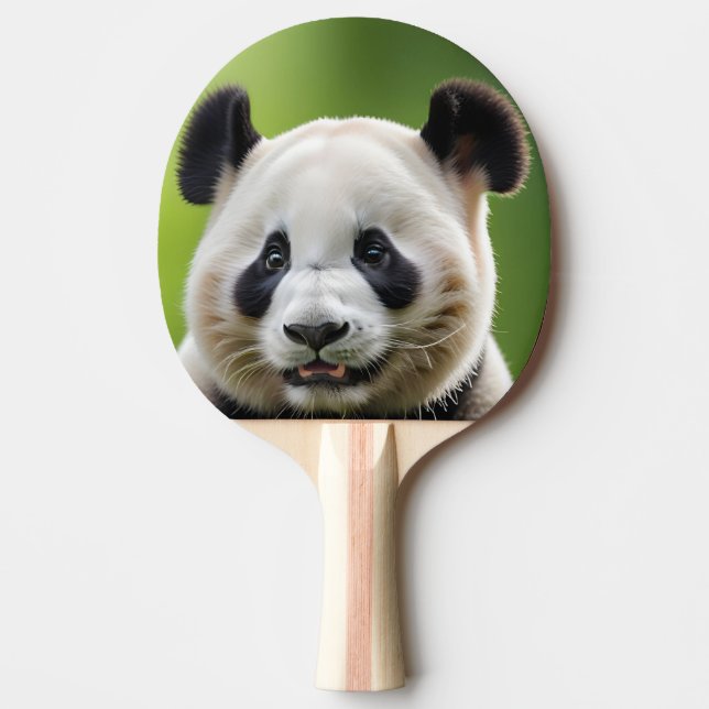 Cute Panda Bear Ping Pong Paddle (Front)