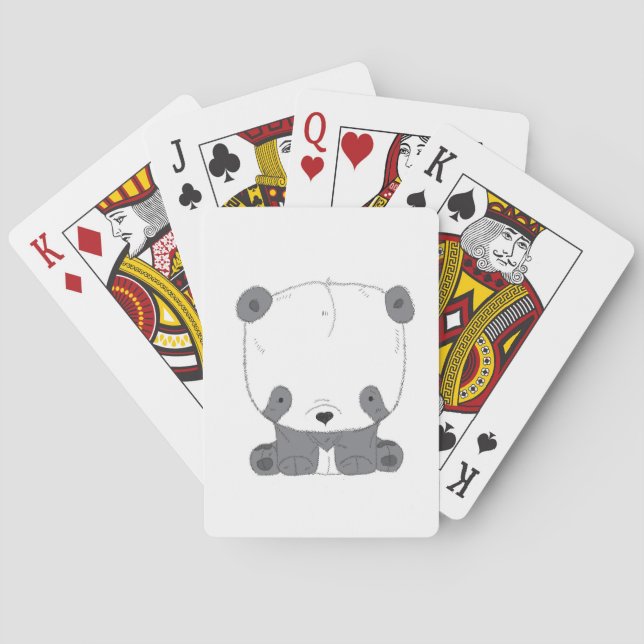Cute PANDA bEAR Poker Cards (Back)