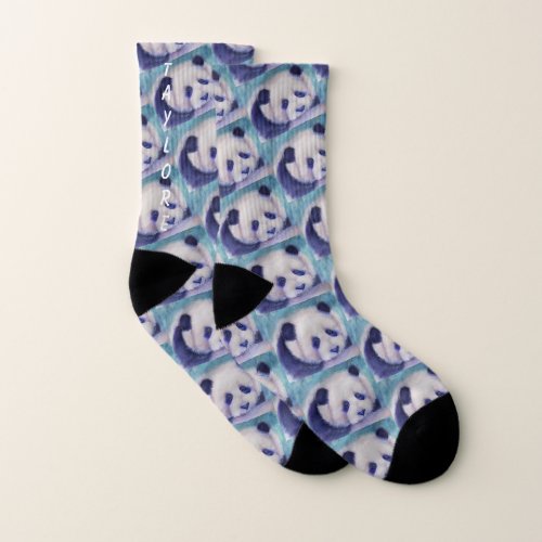 Cute Panda Bear Socks