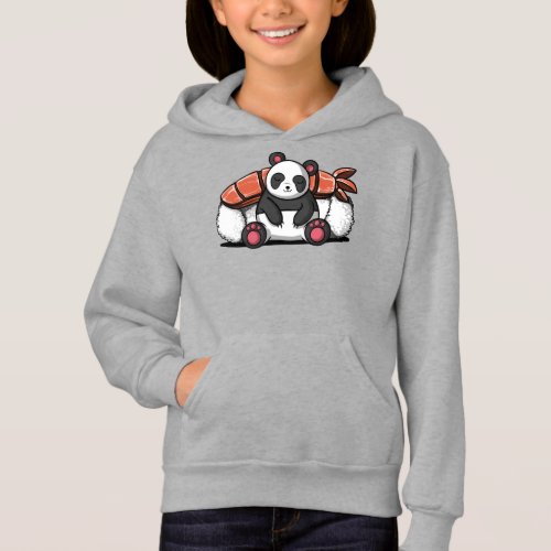 Cute Panda Bear Sushi Lover Animal Hoodie