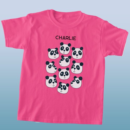 Cute Panda Bear T_Shirt