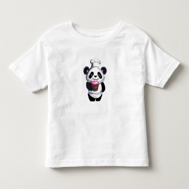Cute Panda Bear T-Shirt (Front)