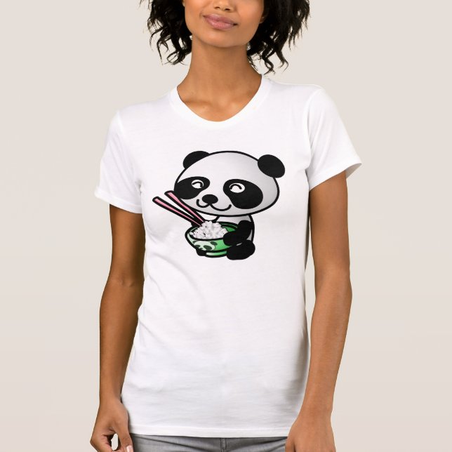 Cute Panda Bear T-shirts (Front)