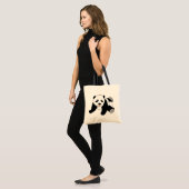 Cute Panda Bear Tote Bag (Front (Model))
