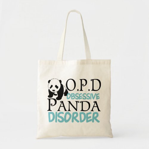 Cute Panda Bear Tote Bag