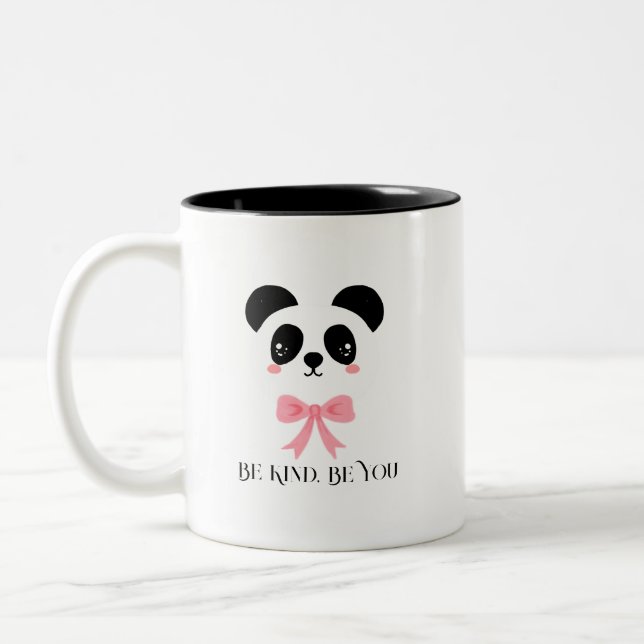 Cute Panda Bow Mug (Left)