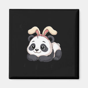 Cute Panda Bunny Some Bunny Loves You  Magnet