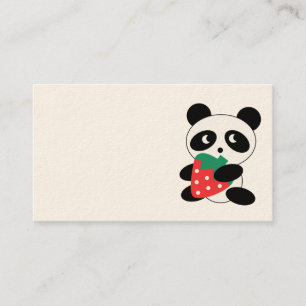 Cute Panda Business Card