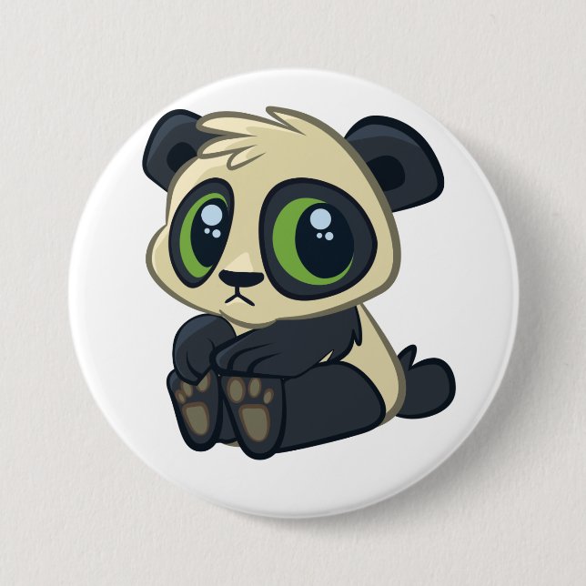 Cute Panda Button (Front)