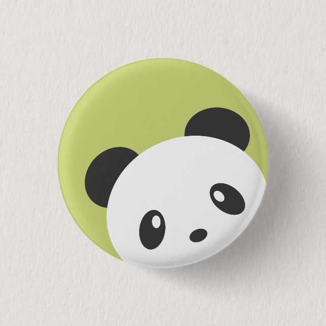 Cute Panda Button (Front)