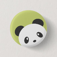 Cute Panda Button
