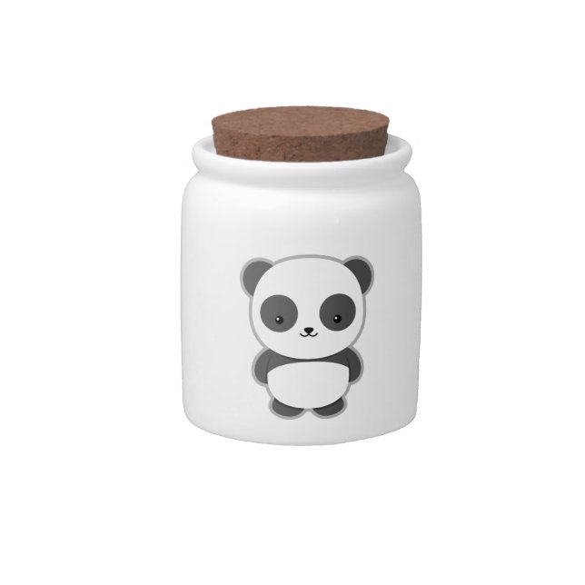 Cute Panda Candy Jar (Front)