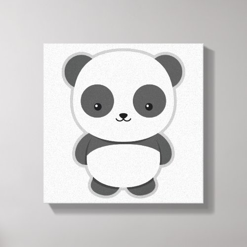 Cute Panda Canvas Print