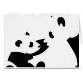 Cute Panda Card (Front Horizontal)