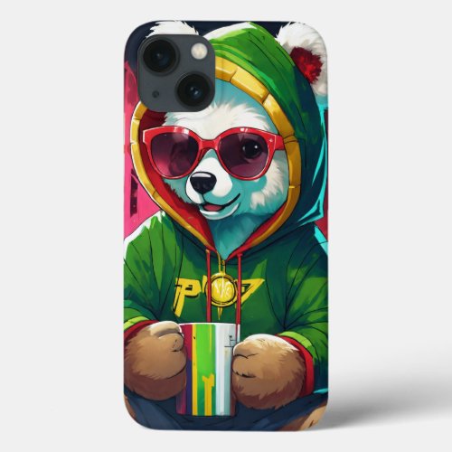 cute panda  iPhone 13 case