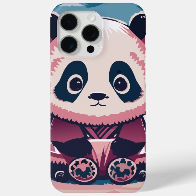 Cute Panda Case-Mate iPhone Case (Back)