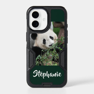 Cute Panda, Choose Your Color, Name iPhone 17 Case