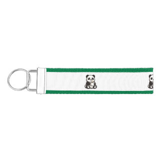 Cute Panda Coffee – Kawaii Panda Holding Coffee Wrist Keychain