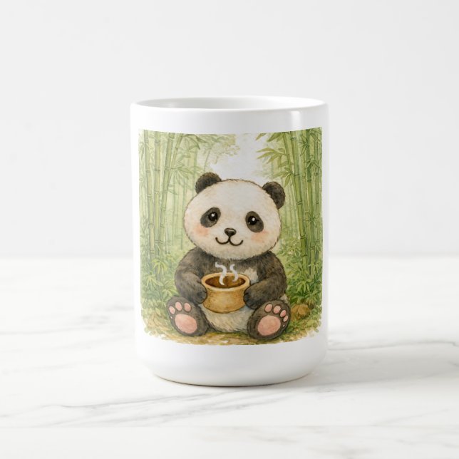 Cute panda coffee mug (Center)