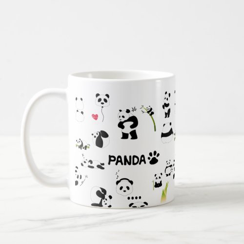 Cute panda  coffee mug