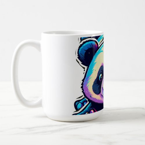 Cute panda colourful tea or coffee mug