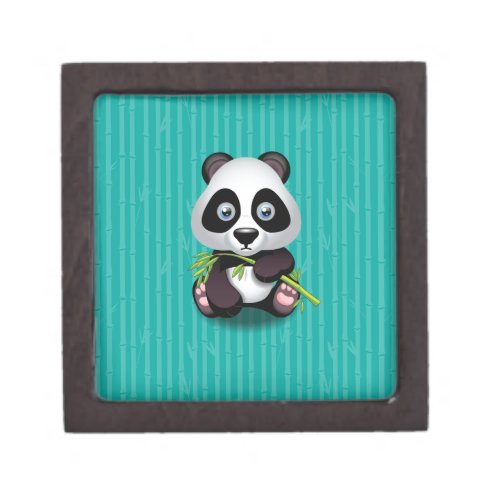 Cute Panda Cub Jewelry Box