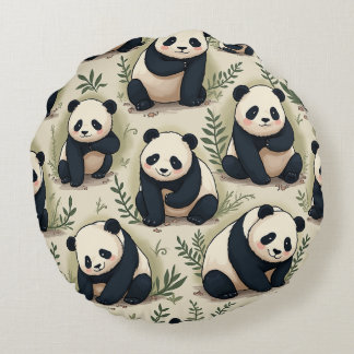 Cute panda cushion