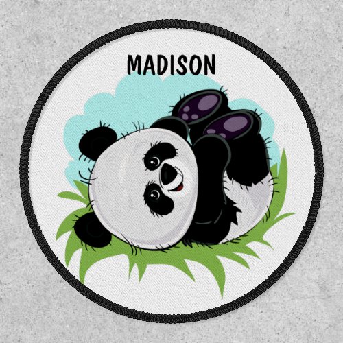 Cute Panda custom name Patch