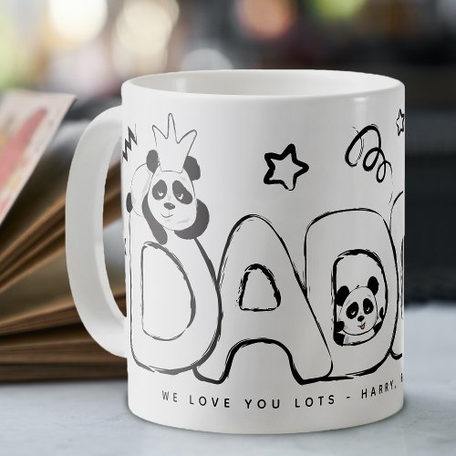Cute Panda DADDY Personalized Gift Coffee Mug