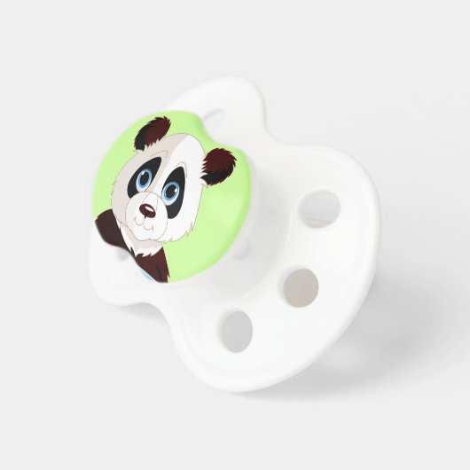 Cute Panda Design Pacifier (Front Right)