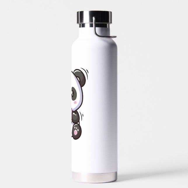 Cute panda design  water bottle (Left)