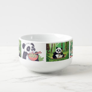 Cute Panda Dinner Bowl