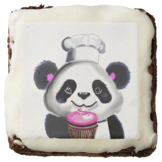 Cute Panda Dozen Brownies