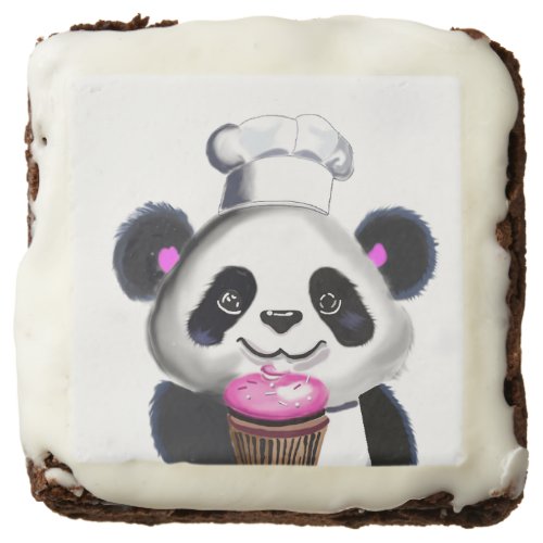 Cute Panda Dozen Brownies