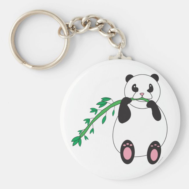Cute Panda Eating Bamboo