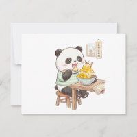 Cute Panda Eating Taiwanese Mango Shaved Ice Foodi