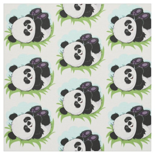 Cute Panda fabric 2/4
