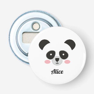 Cute Panda Face Personalized – Custom Name Bottle Opener