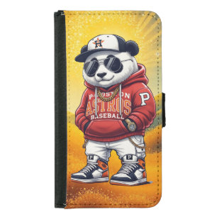 Cute Panda Fashion Style – Adorable Panda Outfit Samsung Galaxy S5 Wallet Case