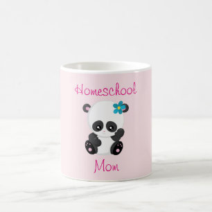 Cute Panda for a Homeschool Mom Coffee Mug
