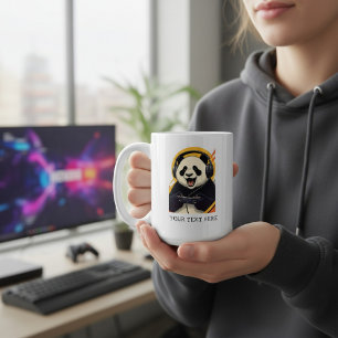 Cute Panda Gamer   Funny Gaming Animal Gift Coffee Mug