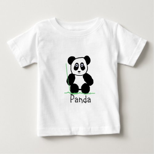 Cute Panda Graphic t_shirt